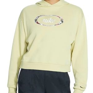 Nike Floral Hoodie tree mist
